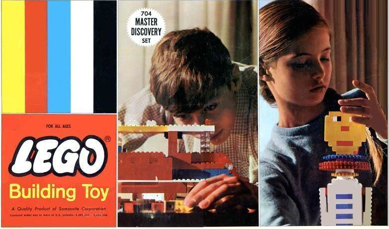 LEGO history display